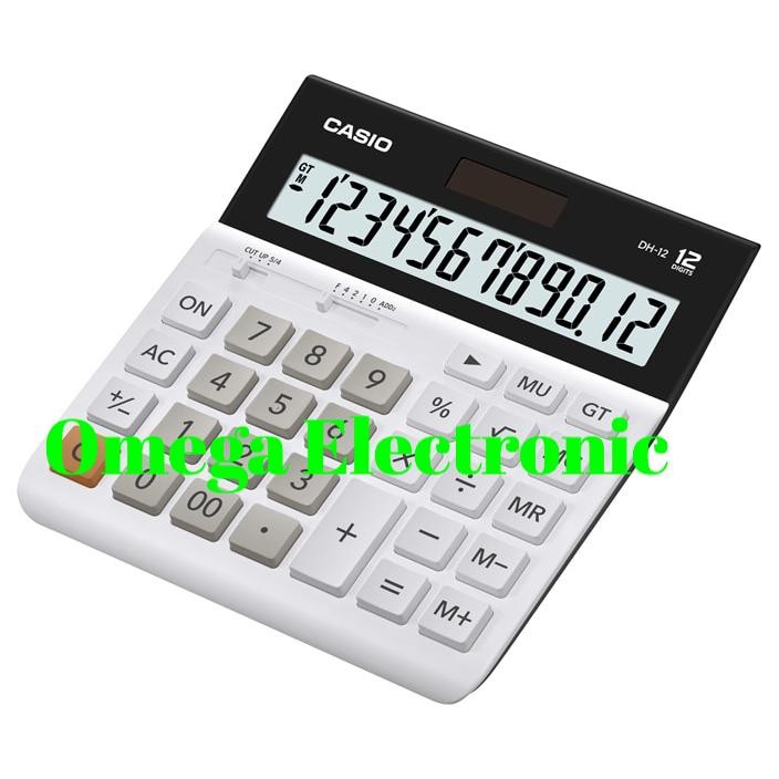 

HJK Casio DH 12 - Calculator Desktop Kalkulator Meja Kantor Office DH-12