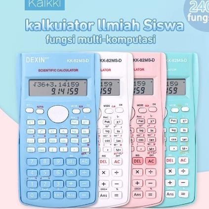 

HJK Kalkulator Sekolah Scientific 82MS Colour - Calculator Ujian Sin Cos Tan Function 240+