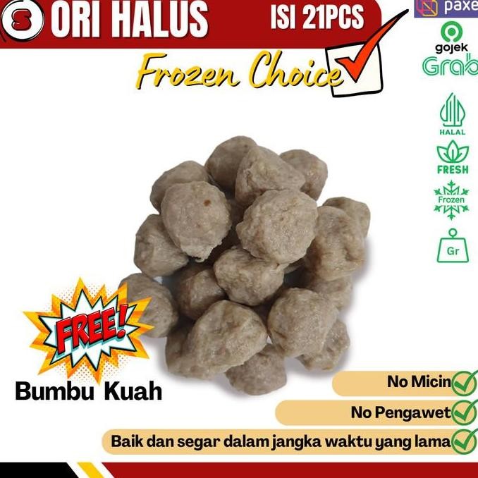 

(Allthebest) Sapina Daging Pentol Bakso Sapi Ori Halus [No Micin No Pengawet]