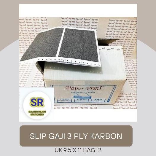 

Continuous Form Slip Gaji ( 9,5 X 11 ) 3 Ply ( Bagi 2 ) Co