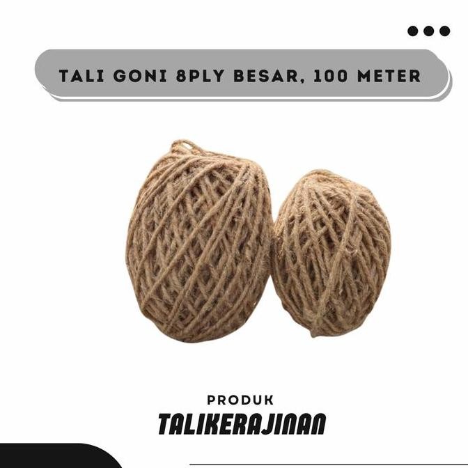 

Tali Goni Kecil 8 Ply Besar, Panjang 100 Meter Co