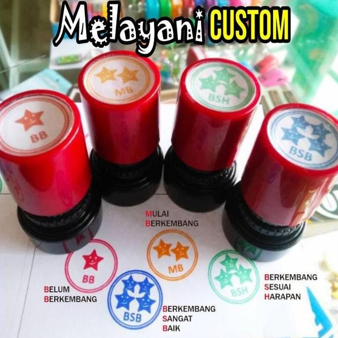 

Stempel Bintang Nilai Paud/Tk 1 Set 4 Buah Co