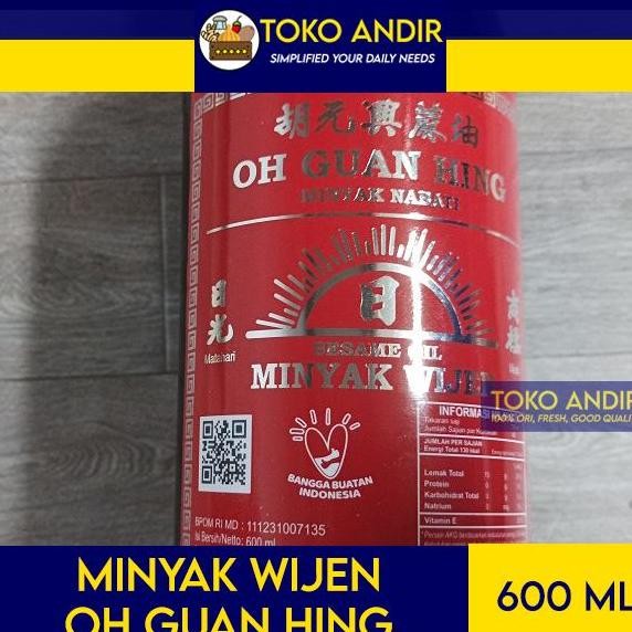 

Sale Minyak Wijen Oh Guan Hing 600Ml