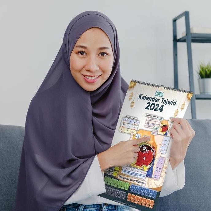 

New Product | | Kalender Tajwid 2024 | Banyak Bonusnya Co