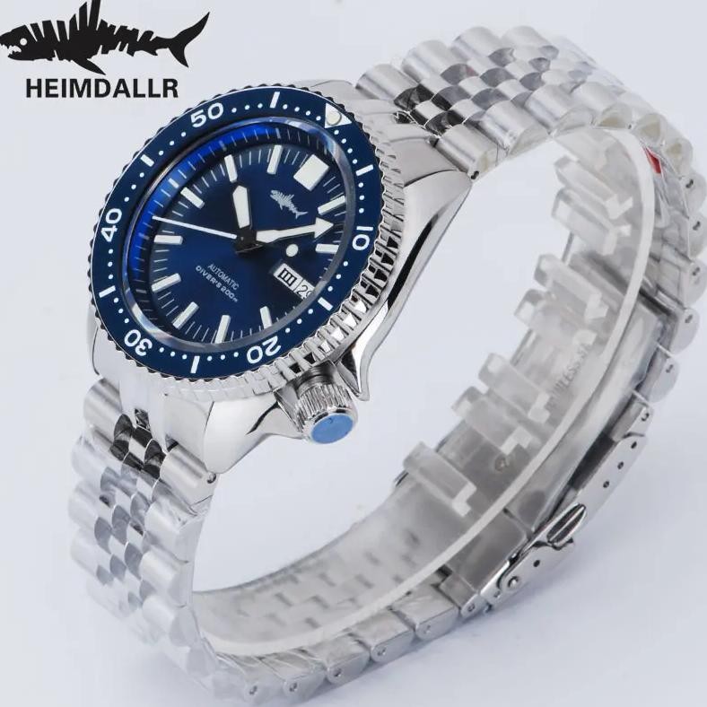 HEIMDALLR Sharkey SKX007 Men Diver Watch Sapphire Crystal NH36 Automatic Watch Men's Waterproof 20Ba