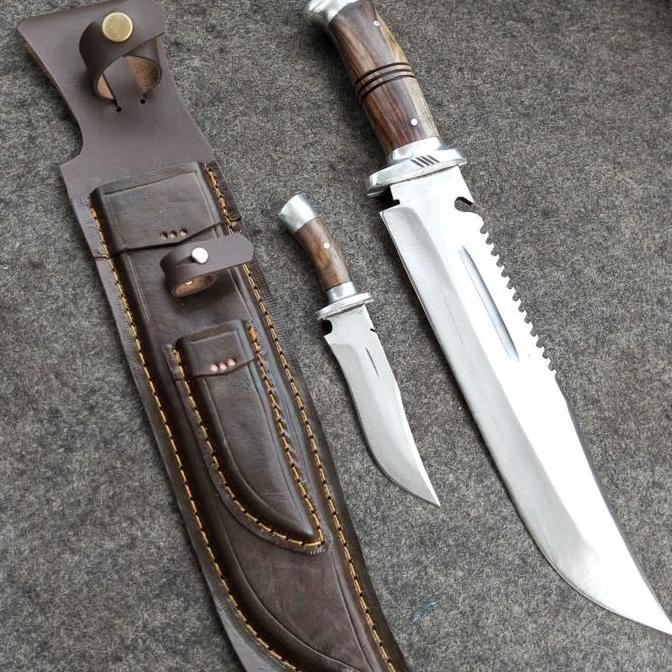 Pisau Bushcraft Rambo Set Baja Per Jumbo Co