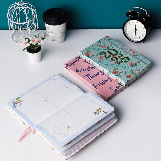 

Bukuqu Planner 2025 #Never Give Up - Agenda - Notebook - Monthly Co