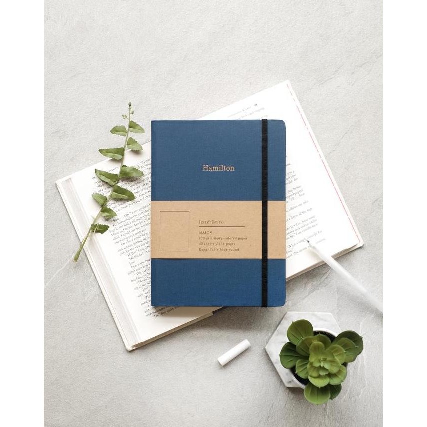 

Mason Aria Navy Notebook / Agenda / Journal / Diary / Custom Buku Tulis / Buku Co