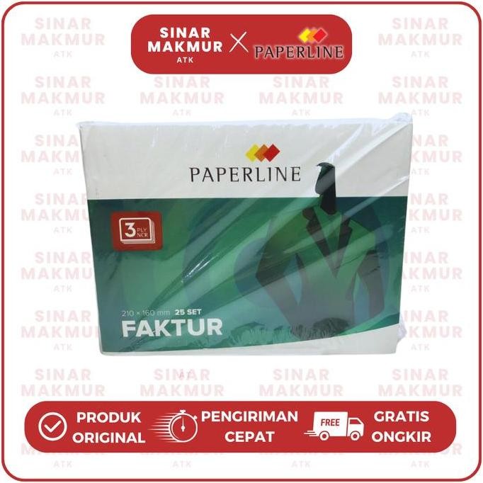 

Buku/Bon/Nota Faktur Rangkap 3/3 Ply Paperline (Pak) Co