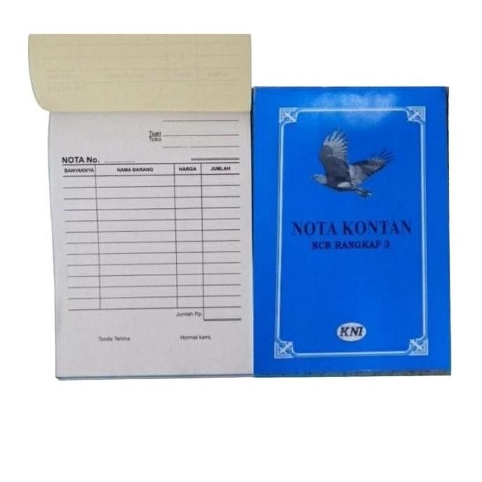 

10 Nota Kontan Rangkap 3 Ply Kecil K3 Bon Co