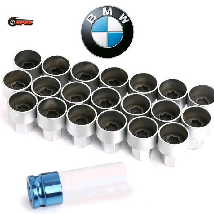 [termurah] kunci adaptor buka pasang baut safety roda BMW