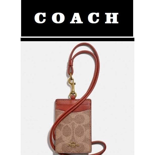 

Brand Bag C Id Lanyard Signature Name Tag Ch Tan Rust 32475 Co