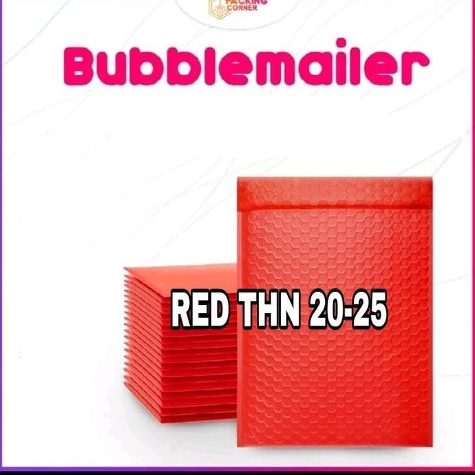 

Bubble Amplop Packing Pembungkus Pelindung Bahan Plastik Seri Warna Red Thn 20-25 Co