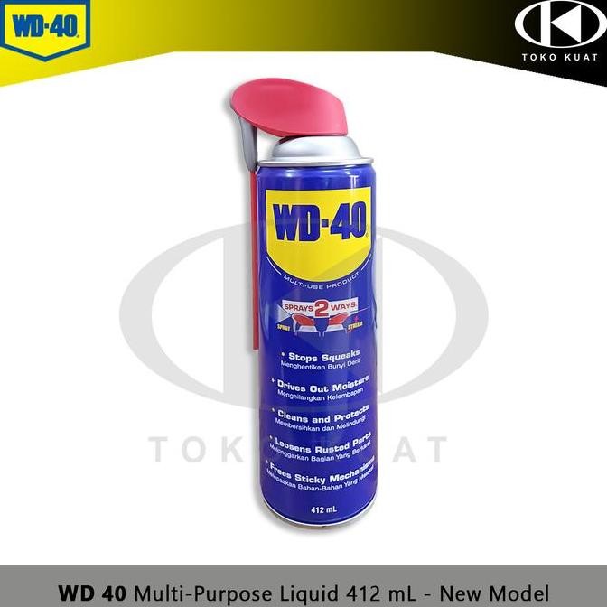 Multi Purpose Liquid Wd 40 412Ml Cairan Anti Karat Multi Guna Smart Straw Best Seller