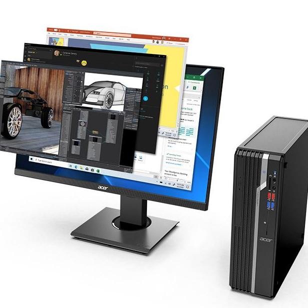 Acer Veriton X - Core I7 (Vx/0043) Core I7 12700 8Gb/512Gb Ssd Layar 21.5 Inch Lcd W11Home Tkdn Keyb