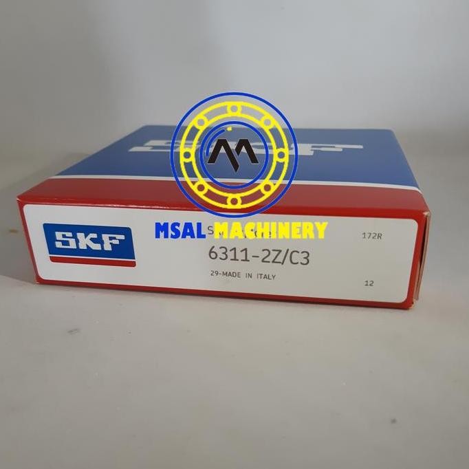 BEARING 6311 ZZ / 6311ZZ / 6311 2Z SKF C3 ITALY