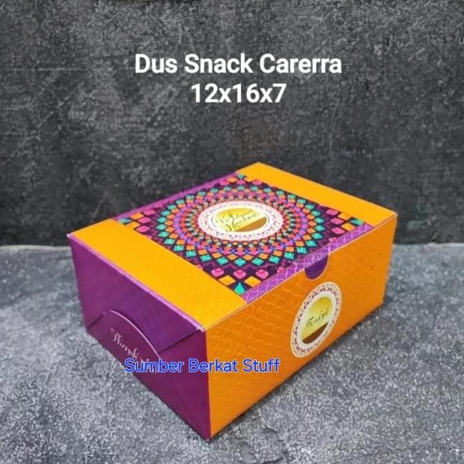 

Dus Snack 12X16 Carrera Isi 50 Pcs Gs Motif Box Kue Ungu Oranye Co