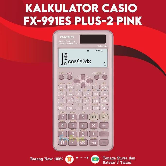 

Kalkulator Casio Fx-991Es Plus-2 Calculator Scientific Kalkulator Ilmiah Standar Fx-991Es Plus-2 Original Pink Hitam Biru Co