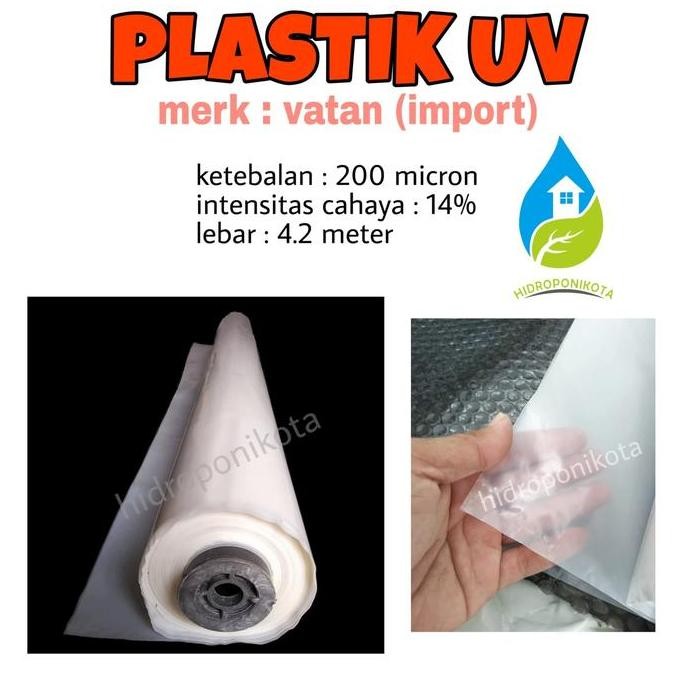 Plastik Uv Vatan Import Lebar 4.2 Meter