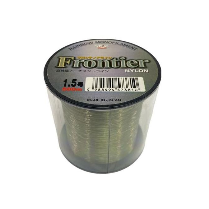 Tersedia Sekarang  Ygk Frontier Line Nylon 500M No. 1.5 6Lb 0.24Mm Dark Green (3810)