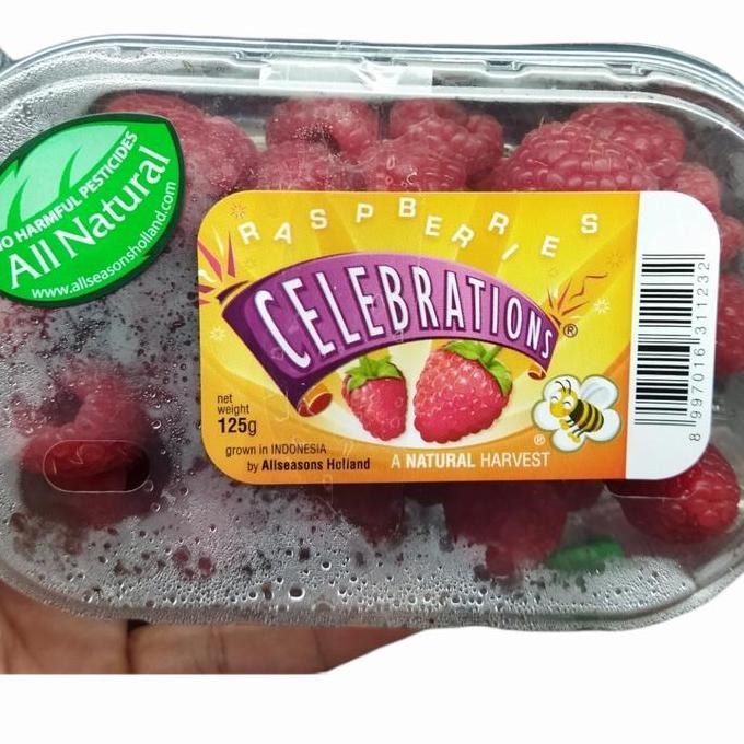 

Raspberry Celebrations | Buah Raspberry | Pack New Stok