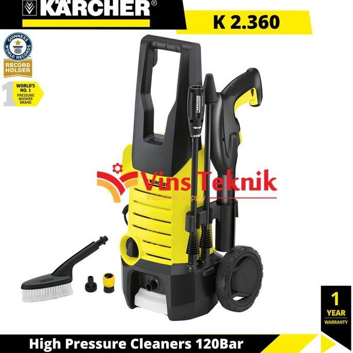 KARCHER K2.360 JET CLEANER MESIN CUCI MOBIL MOTOR HIGH PRESSURE WASHER K 2.360 ORIGINAL DAN TERPERCA