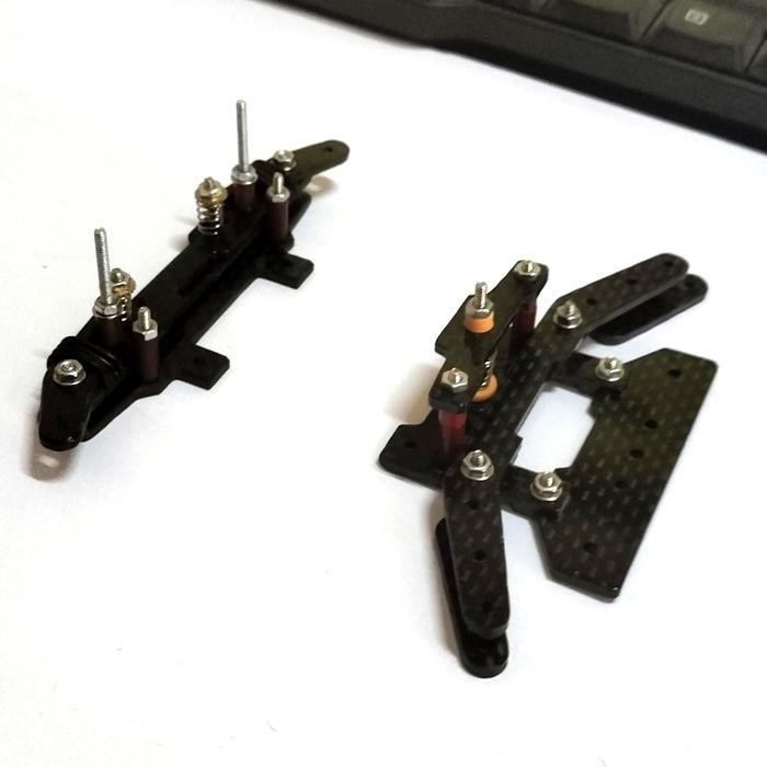 Bumper Pivot Busur + Anchor Wallet - Front Rear - Carbon Original Dan Terpercaya