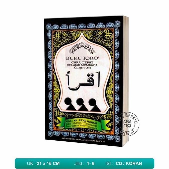 

Jual Buku Iqro Lengkap 1-6 Ukuran Besar Kertas Buram Original