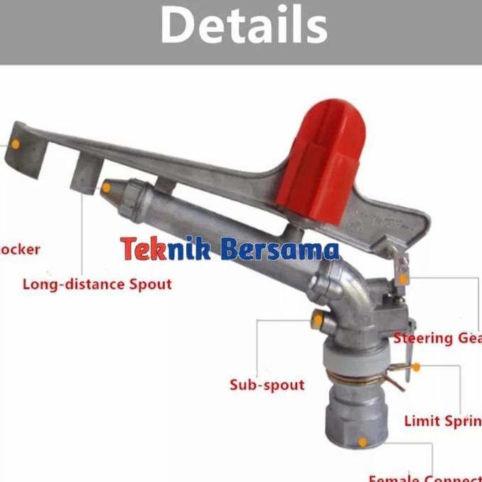 Sprinkler big gun 2 inch PY 40 || Sprinkler pertanian