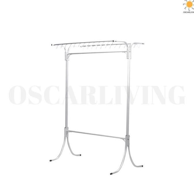 Jemuran Pakaian Gawang Capstok Hongkong Jemuran Baju Gantung Alumunium