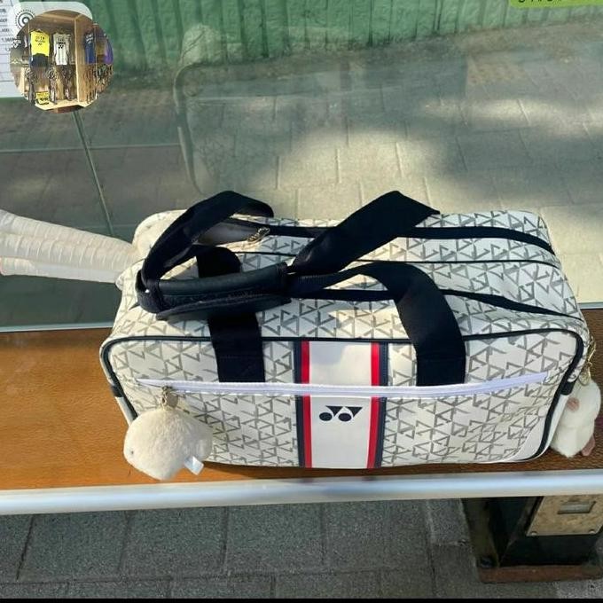 Original Yonex Compact Bag/Tas Raket Yonex Original 249Bt007U. (White Color).Kr Code. For Badminton,