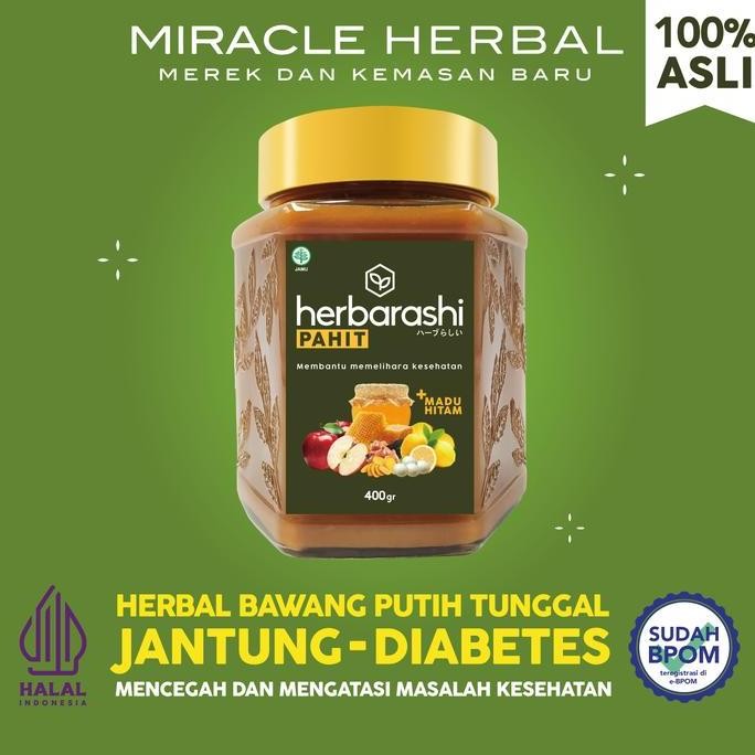 

TERLARIS - MIRACLE HERBAL Madu Hitam Bawang Putih Tunggal 400ml