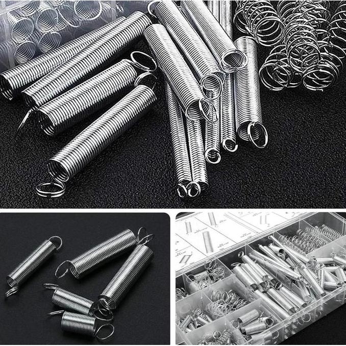 200pcs Per Pegas Tarik Dan Tekan Seal Klip per Rem Kampas Pegas Kompresi dan Pegas Ekstensi, Aneka P