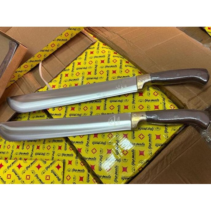 Golok Stainless Steel Serbaguna untuk Potong / Sembelih Tjap MATA