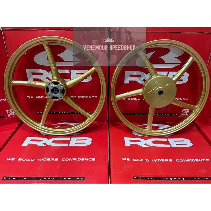 Paket Velg RCB SP522 Palang 5 Ring 17 Mio - Nouvo - Mio J