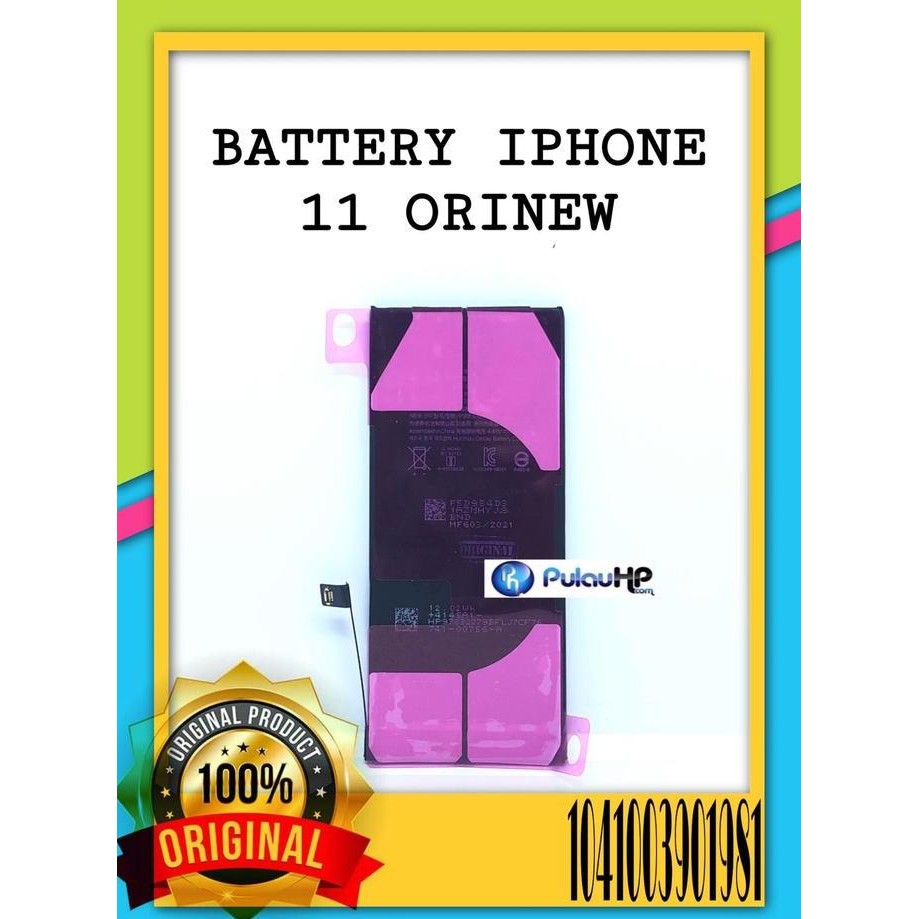 TERMURAH - BATTERY IPHONE 11 ORIGINAL