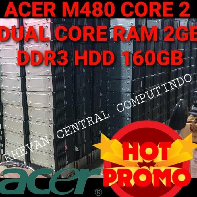Pc Komputer Acer Core 2 Duo Fullset New Stok
