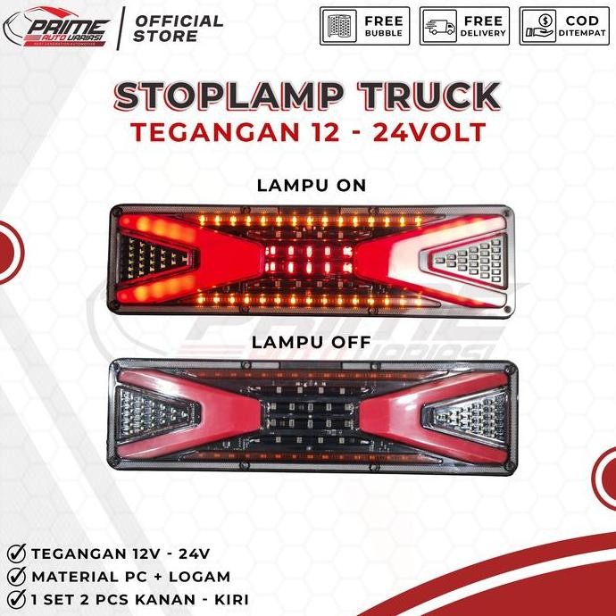Lampu Stop Lamp Led Stoplamp Rem Belakang Mobil Canter Truk Truck