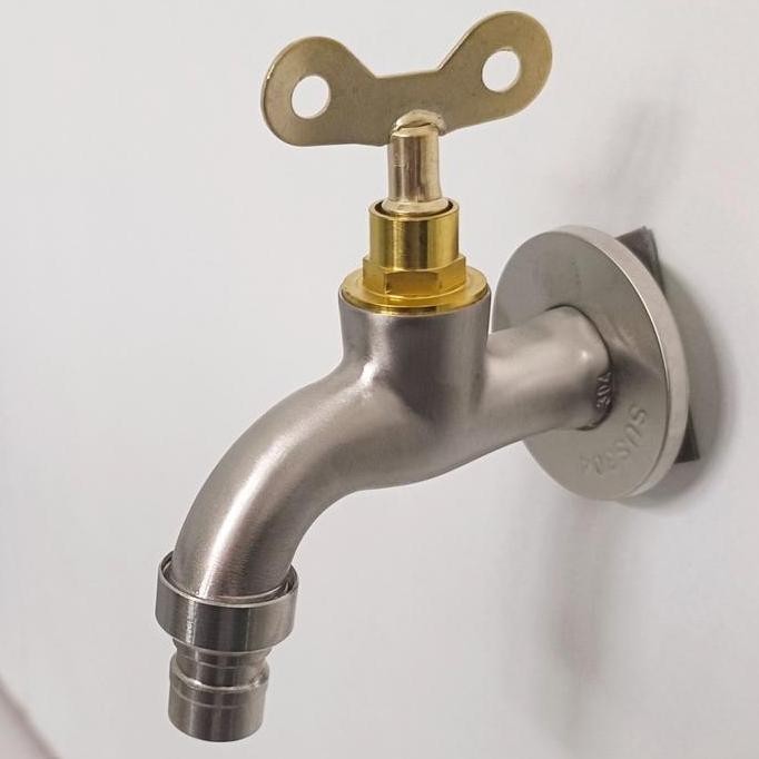 Kran Taman Kunci SOLIGEN - Keran Air Taman Kunci - Keran Pengaman - Kran Gembok drat 1/2"