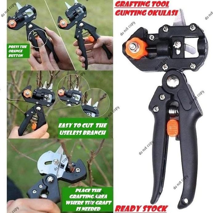 Grafting Tool Gunting Okulasi Cangkok Grafting Stek Sambungan Dahan