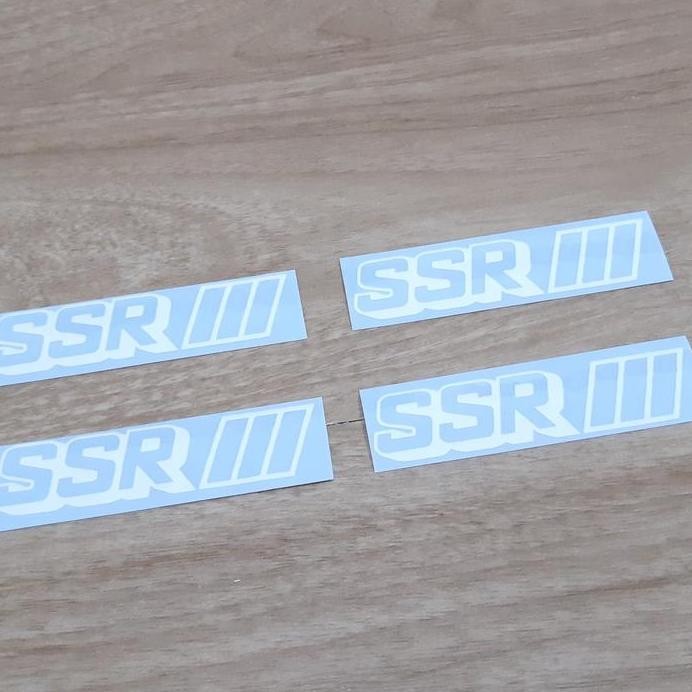 Stiker untuk velg SSR SP1 monochrome satu warna