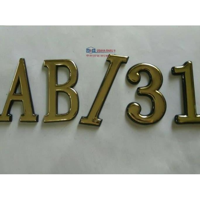 Nomor Rumah Tempel murah