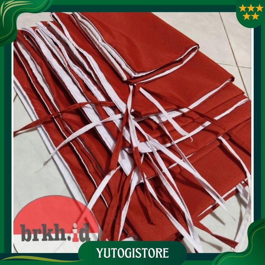 Bendera Merah Putih Katun 135 X 90 Cm - Bendera Indonesia Katun Gratis Ongkir