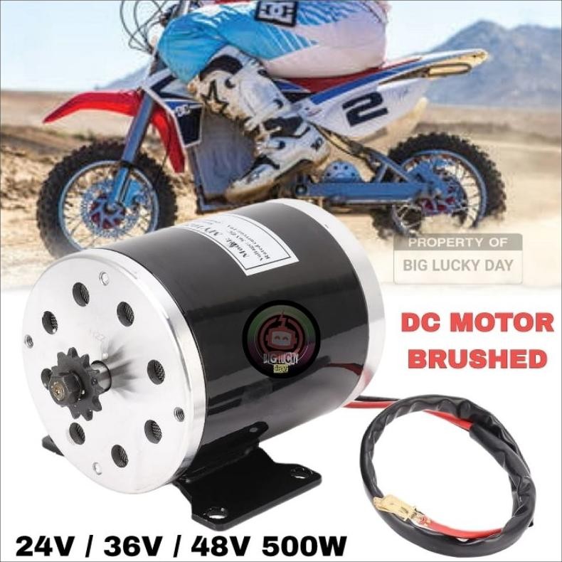 Premium Dinamo My1020 24V 36V 48V 500W 800W 1000W Dc Motor Brushed Skuter Elektrik Motor Mini Trail 