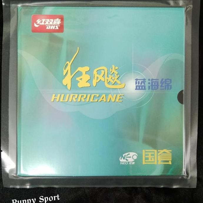 TERBARU - DHS NEO Hurricane 3 National (Blue Sponge)