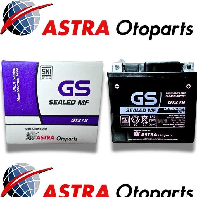 AKI ORIGINAL MOTOR SATRIA FU 150 GS ASTRA GTZ7S MF AKI KERING