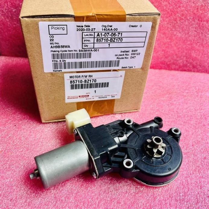 Motor power window kanan 85710-BZ170 Toyota grand new avanza veloz original