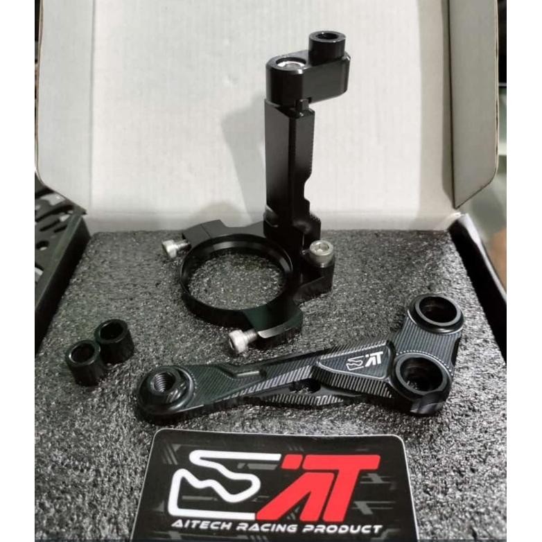 Breket stabilizer aitech rx king bracket steering damper aitech rx king dudukan stabilizer steering 