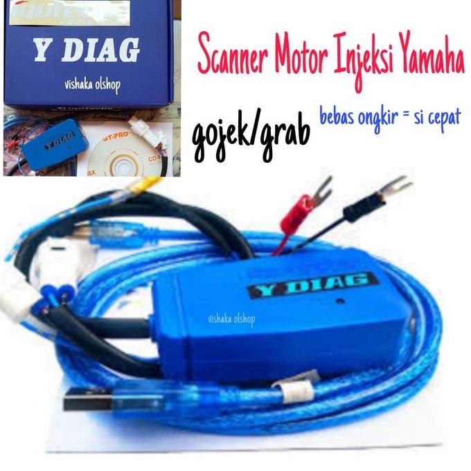 Alat scanner motor injeksi Yamaha iquteche diagnostic tools