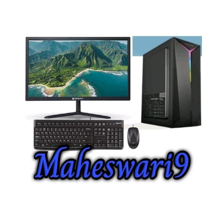 Pc Intel Core I3 10100 Gen10 Ram 8Gb Hdd 500Gb Full Set New Stok